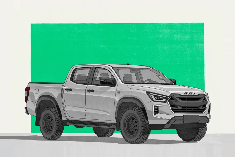 Isuzu D-Max illustration