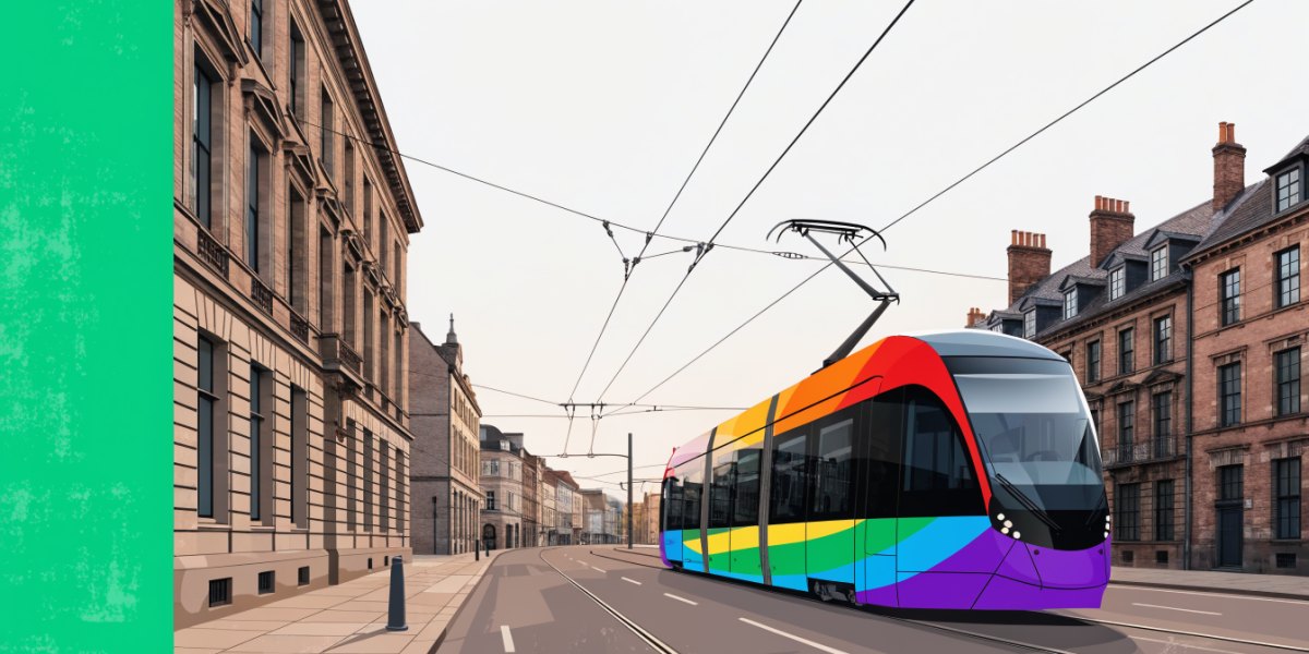 Aura details train wraps for Alstom's Greatest Gathering