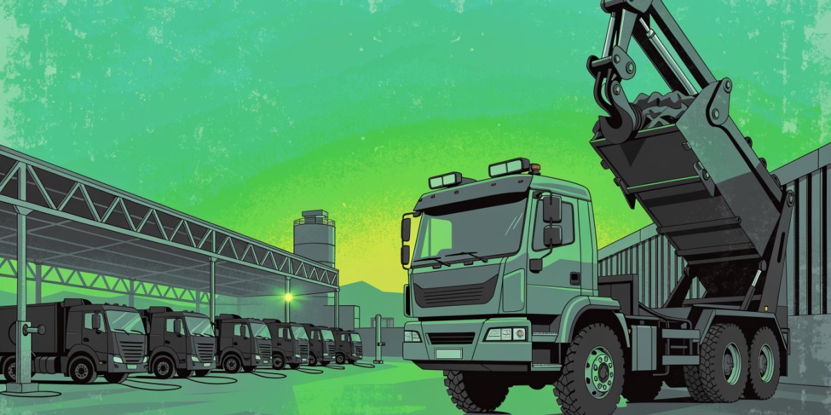 Powerday, Grundon and Keenan put electric HGVs to work in waste
